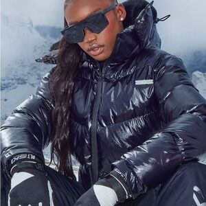 PLT black ski jacket set